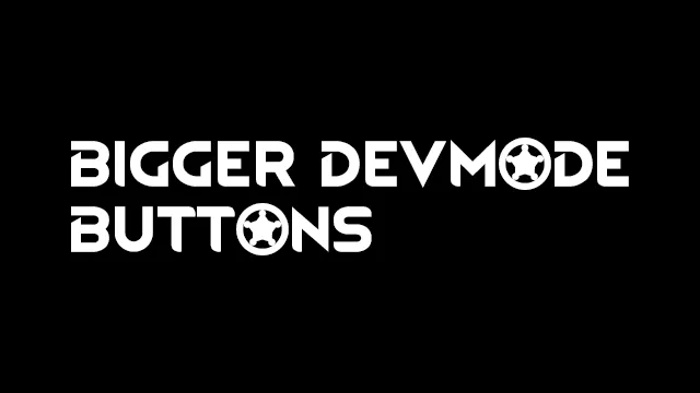 Preview artwork for Bigger Devmode Buttons