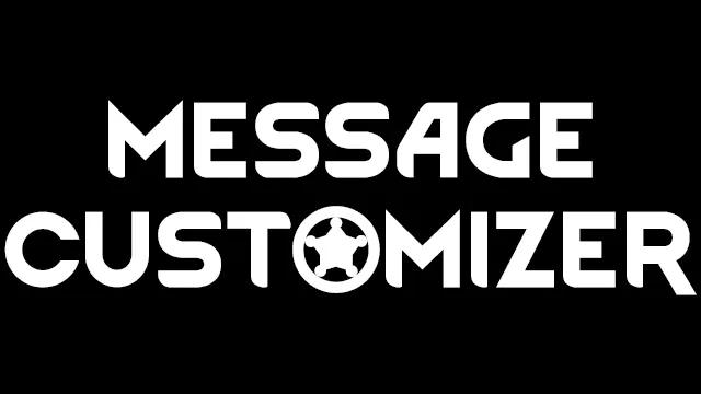 Preview artwork for Message Customizer