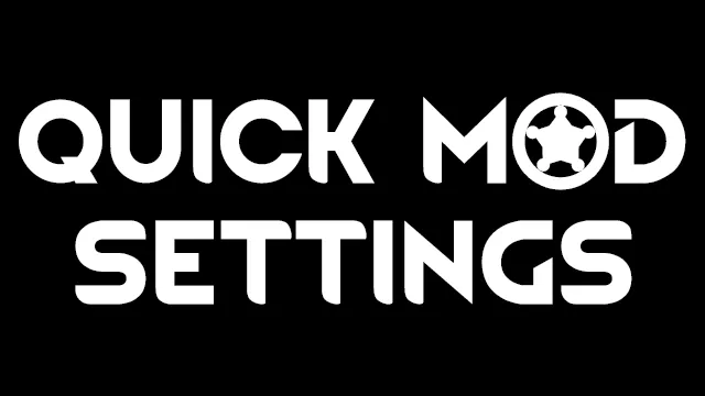 Preview artwork for Quick Mod Settings